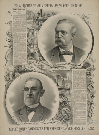 Weaver/Field campaign poster