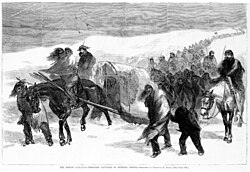 The Indian Campaign, an 1868 sketch by Theodore R. Davis