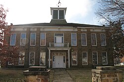 Muscogee (Creek) Nation Council House. Former capitol of the Muscogee (Creek) Nation. March 9, 2017.