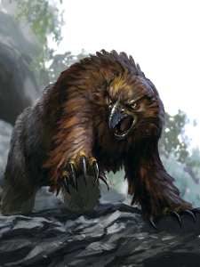 The owlbear as depicted in the 4th edition Monster Manual and the Monster Vault.