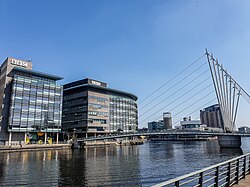 MediaCity in Manchester is the largest media-production facility in Europe.[338]