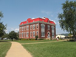 The historic Choctaw Capitol of Tuskahoma, Oklahoma, built in 1884