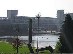 The Tierney (Administration) and Newman (Arts) Buildings, Belfield campus, UCD.
