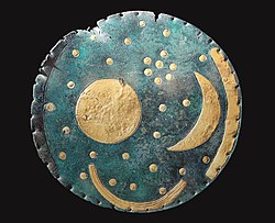 The Nebra sky disk, Germany, 1800–1600 BC