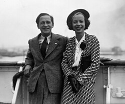 LeRoy with his second wife Doris Warner in 1934