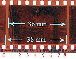135 frame and perforations