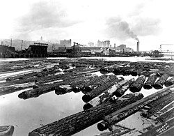 Tacoma harbor pictured in 1925