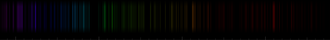 Color lines in a spectral range