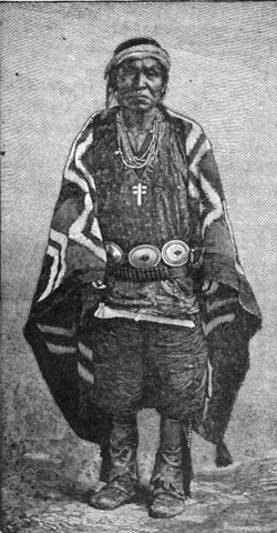 19th-century Navajo jewelry with the popular concho and dragonfly designs