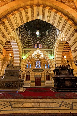 Interior of the Qubbat Afandina in Cairo (1894), by Dimitri Fabricius Bey