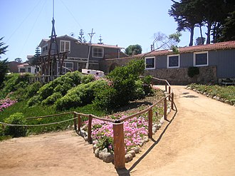Casa de Isla Negra house museum of Pablo Neruda, in Isla Negra