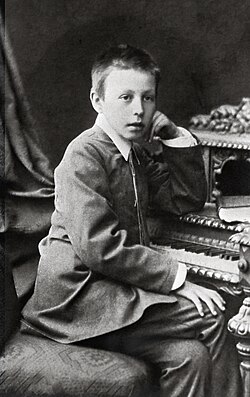 Rachmaninoff at age 10 in Saint Petersburg, Russia