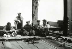 Mohawk ironworkers on the Chrysler building, late-1920s