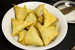 Cape Malay samoosas, adapted from South Asia
