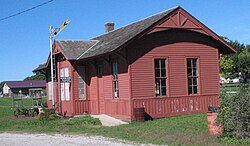 Winston, Missouri Rock Island Line depot
