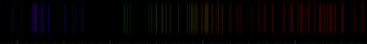 Color lines in a spectral range