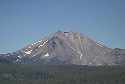 Lassen Peak and Devastated Area from Cinder Cone