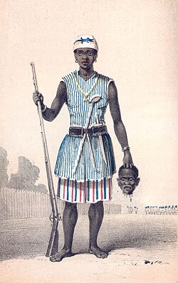 Dahomey Amazons were a Fon all-female military regiment of the Kingdom of Dahomey.