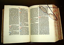 Canons of medicine book from Avicenna, Latin translation located at UT Health of San Antonio