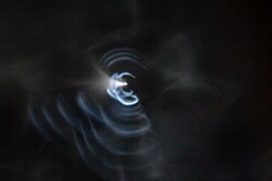 Twilight phenomenon from a Falcon 9 rocket launch