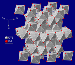 Crystal structure of corundum