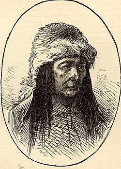 An illustration of Sitting Bull, published in the December 8, 1877, issue of Harper's Weekly