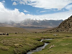 Yangbajain valley to the north of Lhasa