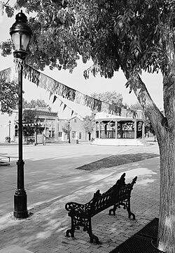 Mesilla Plaza, looking northwest, 2005
