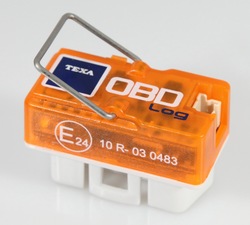 TEXA OBD log. Small data logger with the possibility to read out the data later on PC via USB.