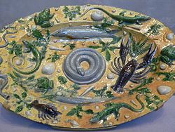 Rusticware featuring casts of sea life (1550)