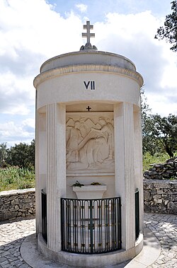 Station of the Cross near the Shrine of Our Lady of Fátima, in Portugal