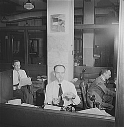 Office of The New York Times' news syndicate, c. 1942
