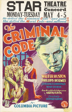The Criminal Code poster