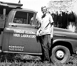 Trinidad Regional Virus Laboratory Field Assistant, Nariva Swamp, Trinidad, 1959