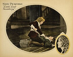 A lobby card for Little Lord Fauntleroy (1921)
