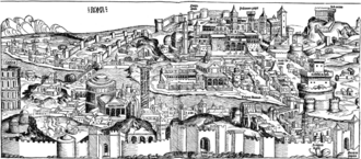 View of Rome in 1493