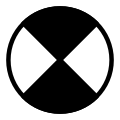 Symbol used to represent in situ permeability tests in geotechnical drawings