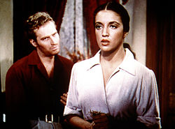 Heston with Katy Jurado in Arrowhead (1953)