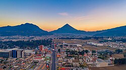 Panoramic view of the City of Quetzaltenango