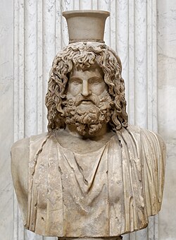 Bust of Serapis.