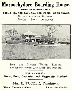 Maroochydore Boarding House, Queensland, circa 1917