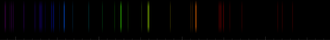 Color lines in a spectral range