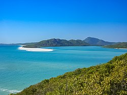 Hill Inlet at the Whitsunday Islands.