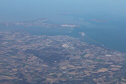 Aerial view in 2021
