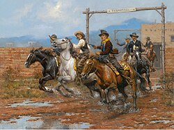 Billy the Kid and the Regulators, art by Andrew Thomas