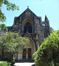 Synod Hall main entrance
