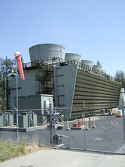 Geothermal plant at The Geysers, California, US