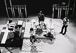 The Doors performing in Denmark in 1968