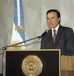 Carlos Saúl Menem was the only Argentine president of Arab descent and raised as a Muslim