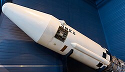 An Agena B on display at the Udvar-Hazy Center